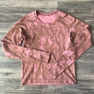 lululemon athletica Pink Long Sleeve Tee